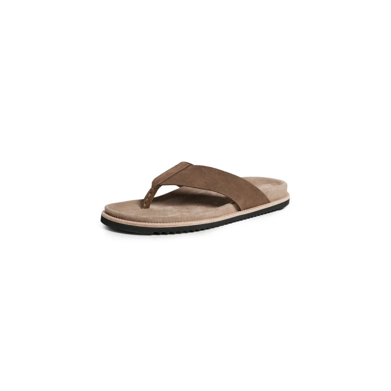 Allen Edmonds Sawgrass Suede Thong Sandals Tobacco 11