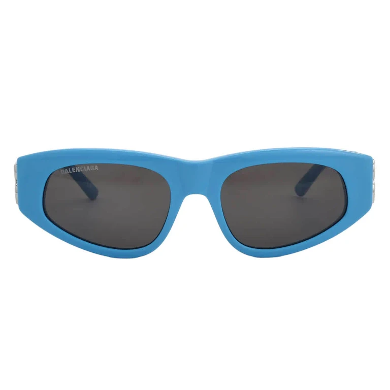Balenciaga Grey Cat Eye Ladies Sunglasses BB0095S 011 53