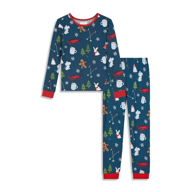 BedHead Pajamas Unisex Printed Long Sleeved Pajama Set, Little Kid, Big Kid - Exclusive