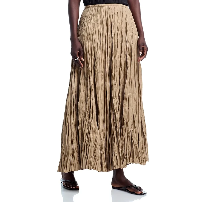 Lafayette 148 New York Crinkled Maxi Skirt