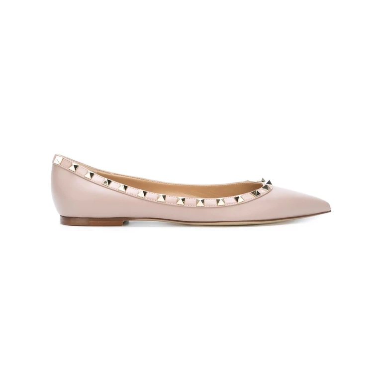 Valentino Garavani Flat shoes Powder Calf Leather - Women