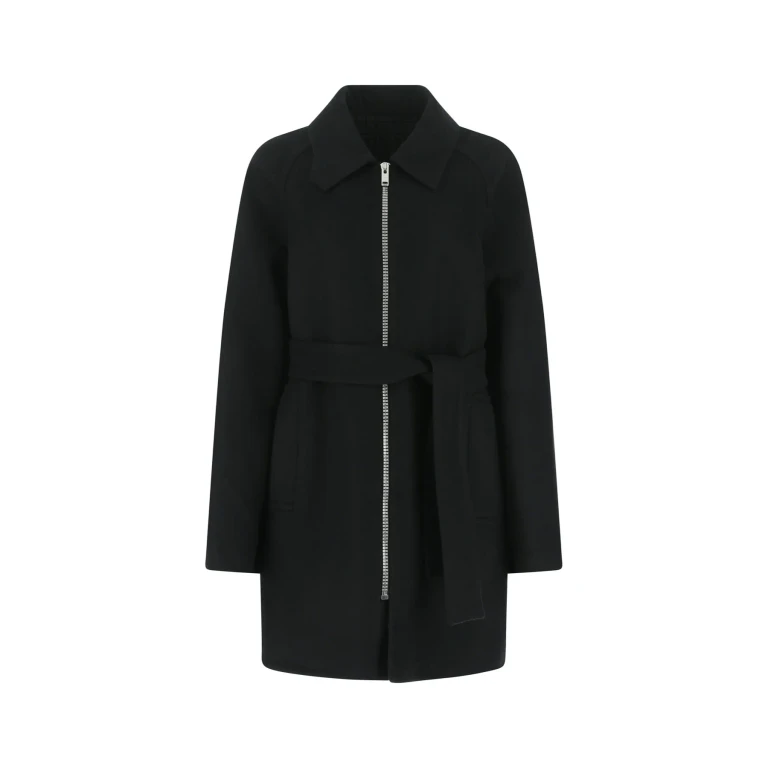 Givenchy Black Wool Blend Coat