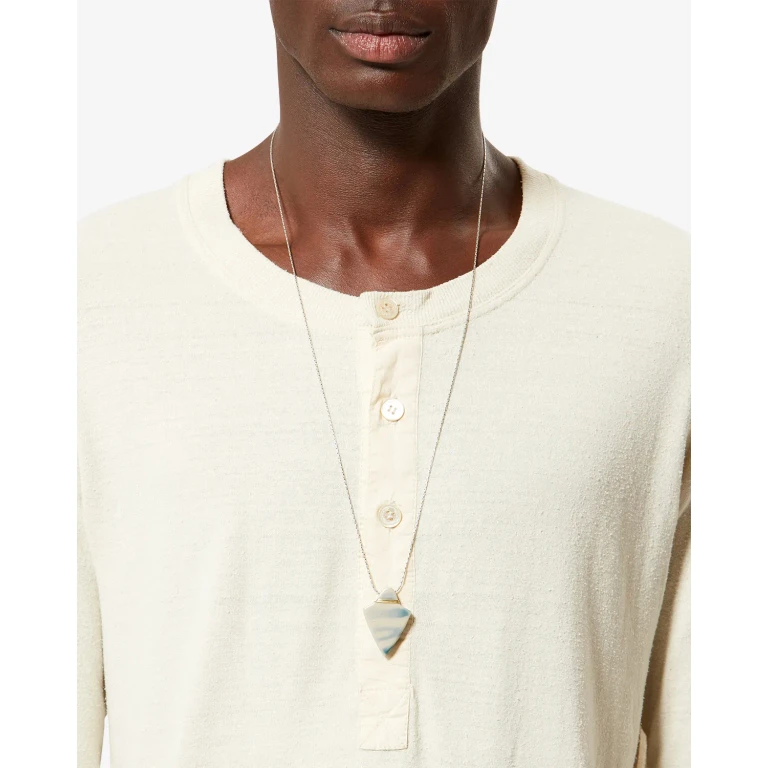 Sautoir Annay - Homme - Bleu Estompé-argenté - Isabel Marant