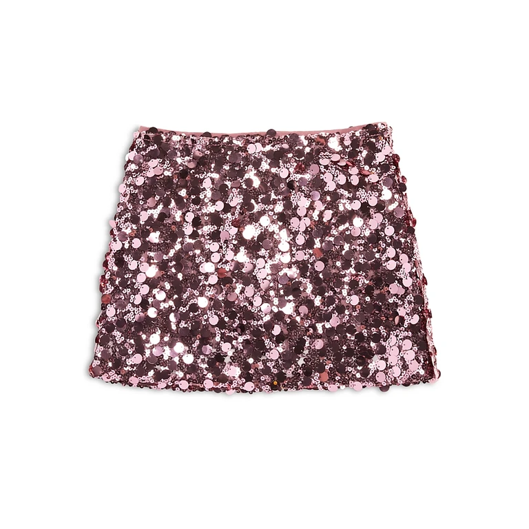 KatieJnyc Girls' Tia Sequin Mini Skirt - Big Kid