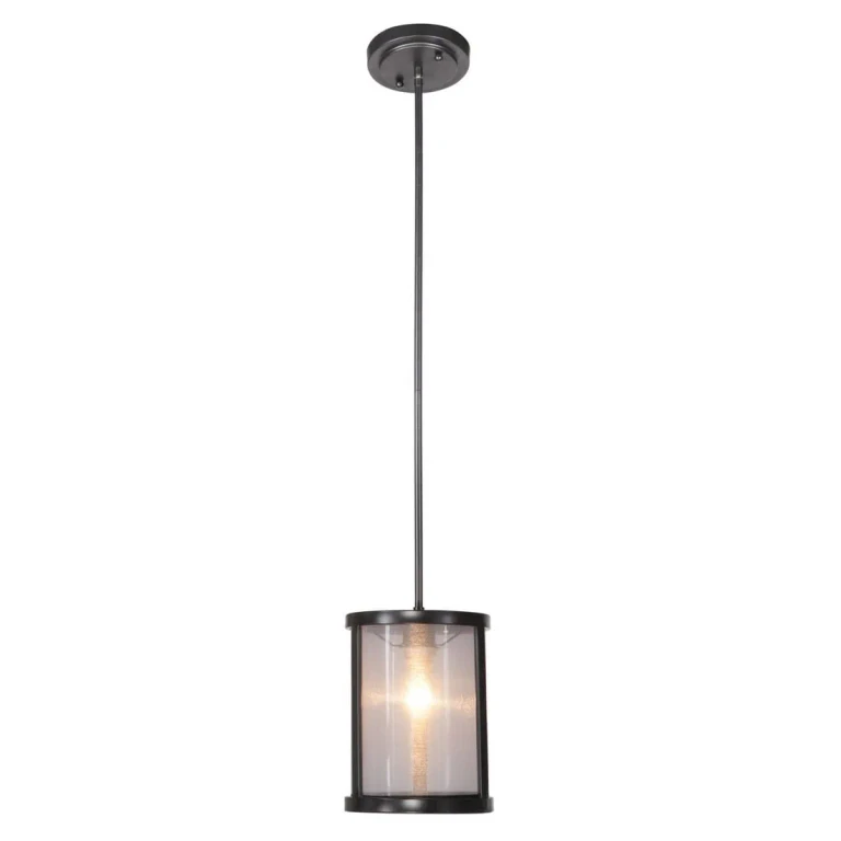 Danbury 8" Mini Pendant in Matte Black