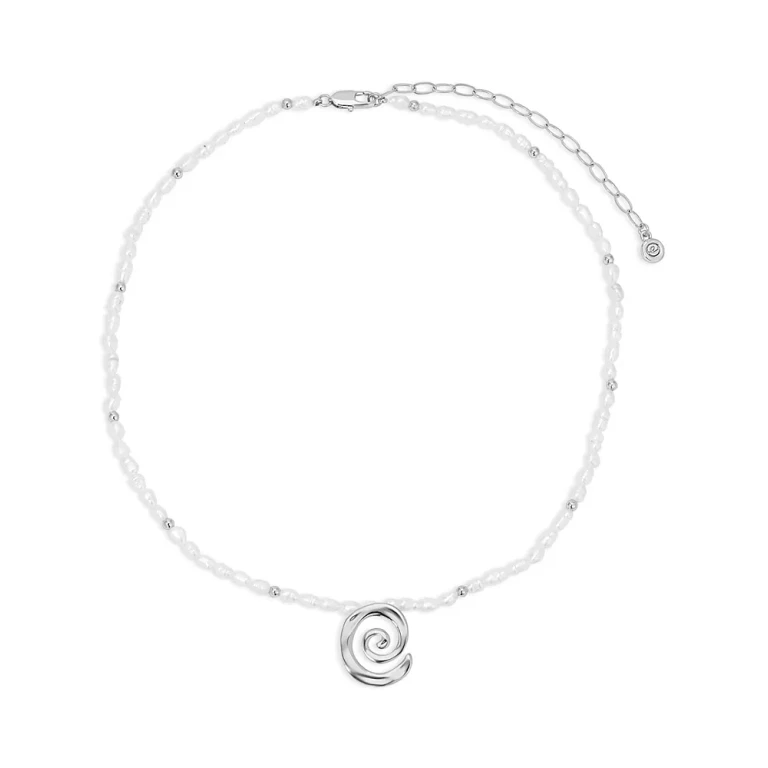 Ettika Aura Swirl Cultured Freshwater Pearl Choker Necklace, 16-19