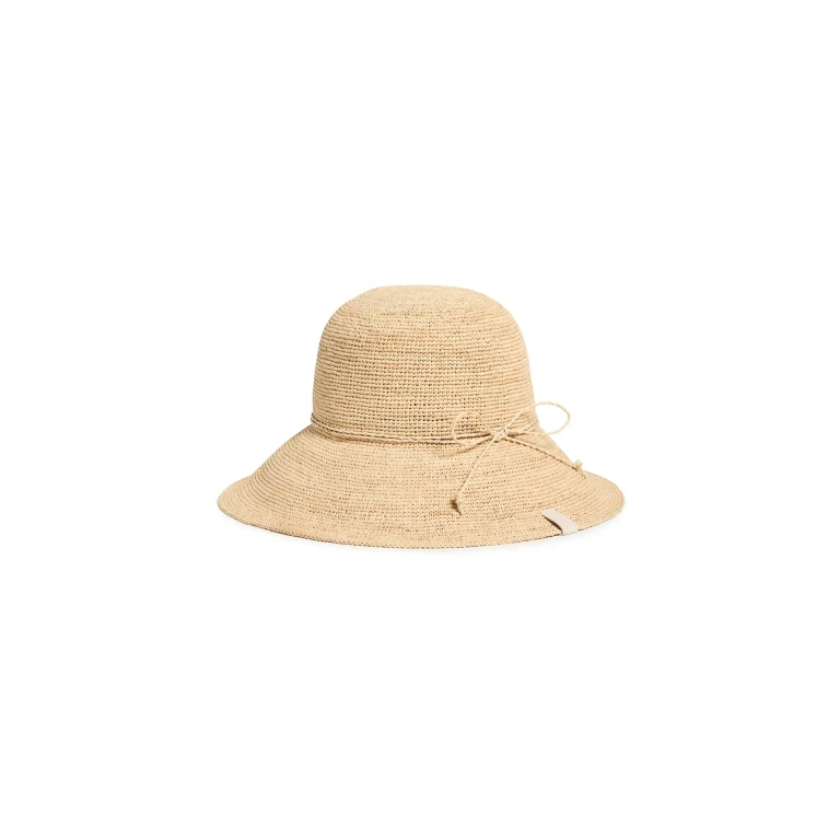 rag & bone Crochet Bucket Hat Natural M/L