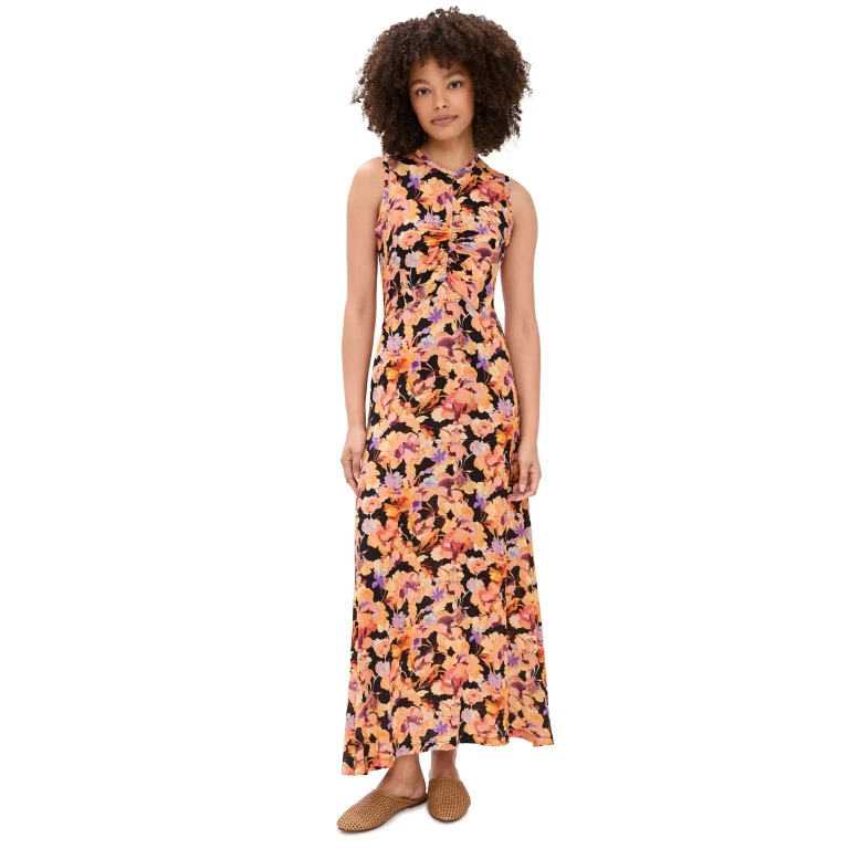 Ulla Johnson Lina Jersey Dress Night Bloom L
