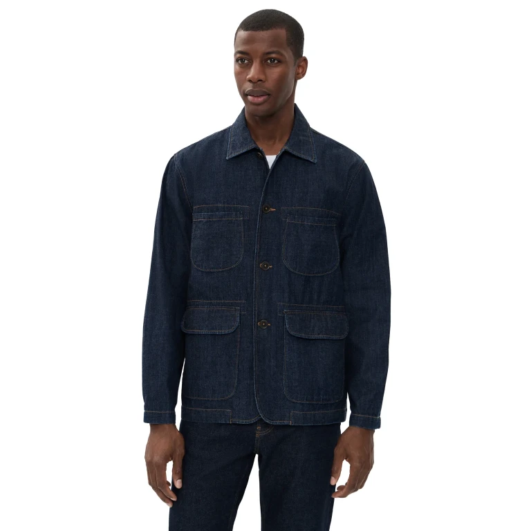 Universal Works Kaihara Denim Labour Jacket Kaihara Lt Wt Denim Indigo L