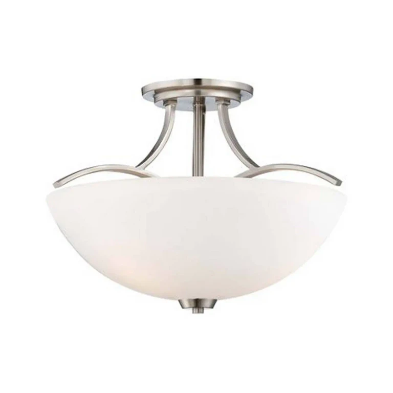 Overland Park 3-Light Ceiling Light in Brushed Nickel