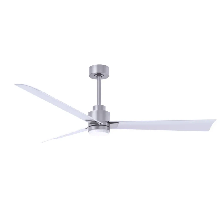 Brushed Nickel 56" Ceiling Fan from the Alessandra - LK Collection