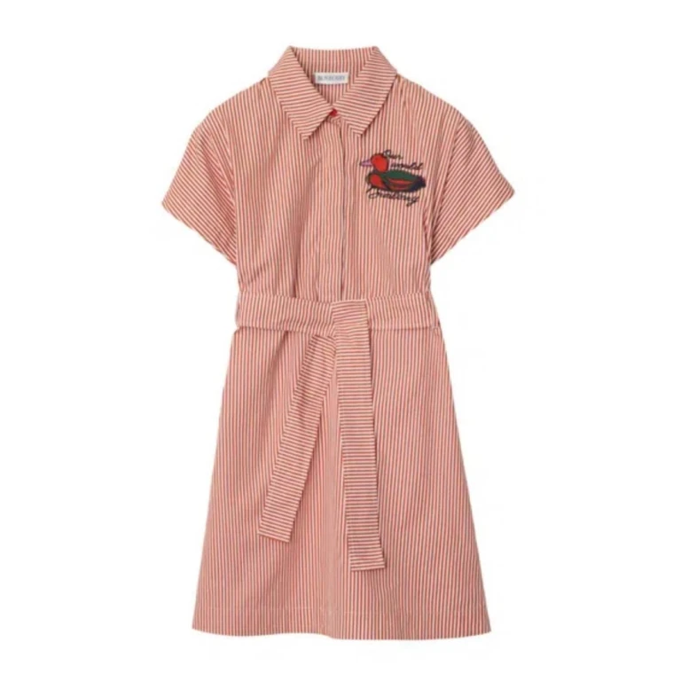Burberry Girls Stripe-Pattern Dress