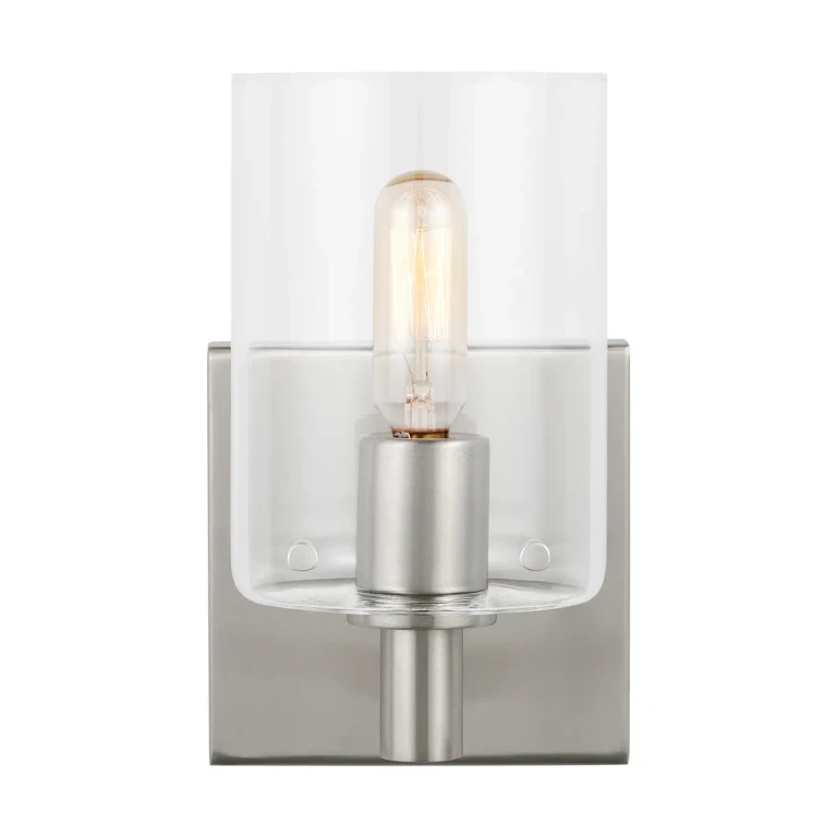 Fullton 1-Light Bathroom Vanity Light in Brushed Nickel