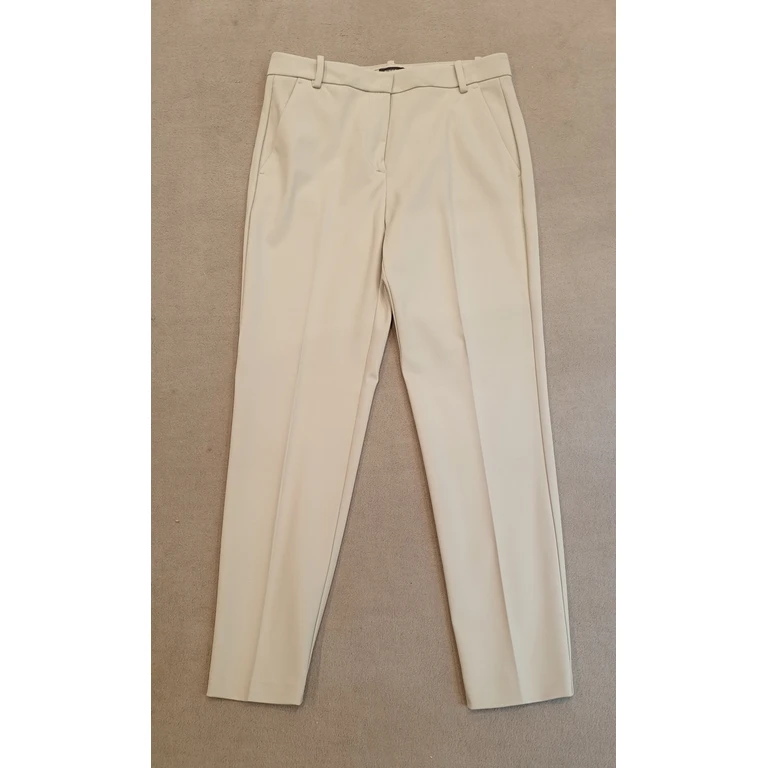 Pinko Bello Punto Stoffa Grey Viscose Pant - Women