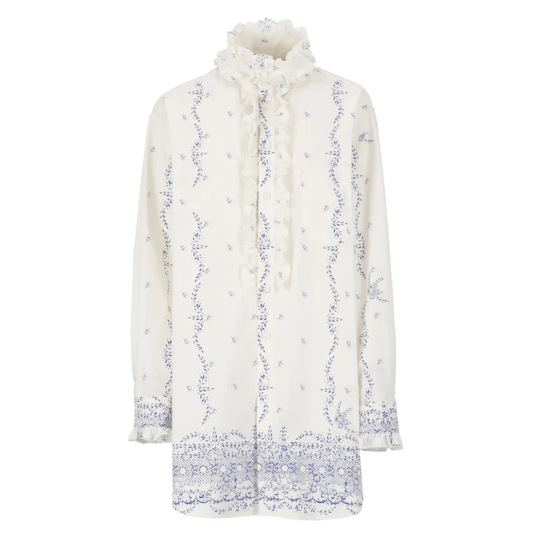 Philosophy di Lorenzo Serafini Cotton Poplin Shirtdress