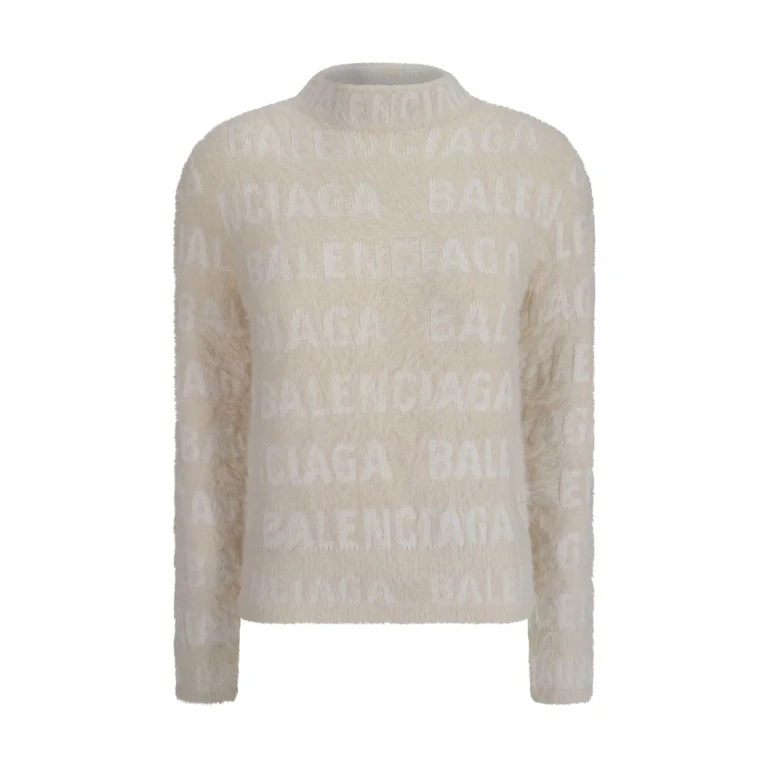 Balenciaga Jacquard Logo Sweater