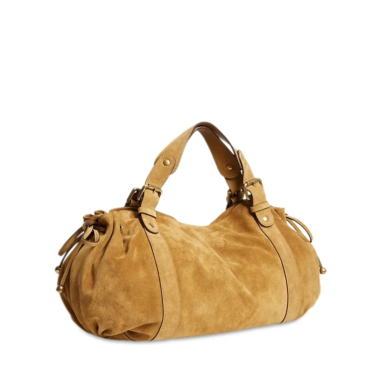 Gerard Darel 24H Suede Handbag