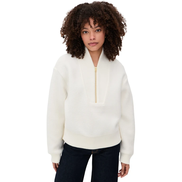 Varley Mumford Pullover Egret M