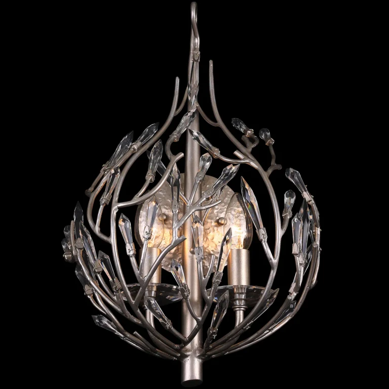 Gold Dust Two Light Wall Sconce from the Bask Collection
