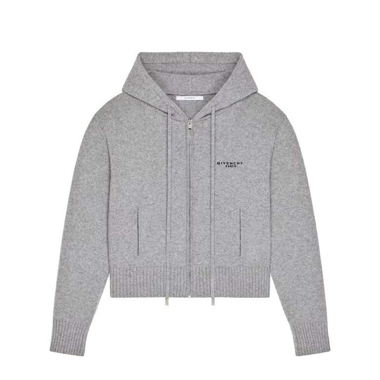 Givenchy Zip Up Cardigan Grey Maglia - Women