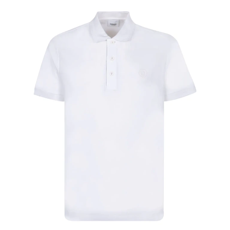 バーバリー エディ TB ホワイト ポロシャツ