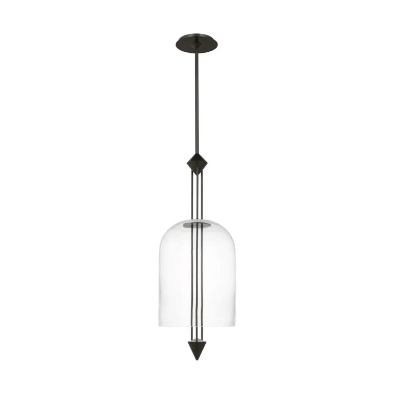 Dark Bronze LED Pendant from the Cathedral Collection
