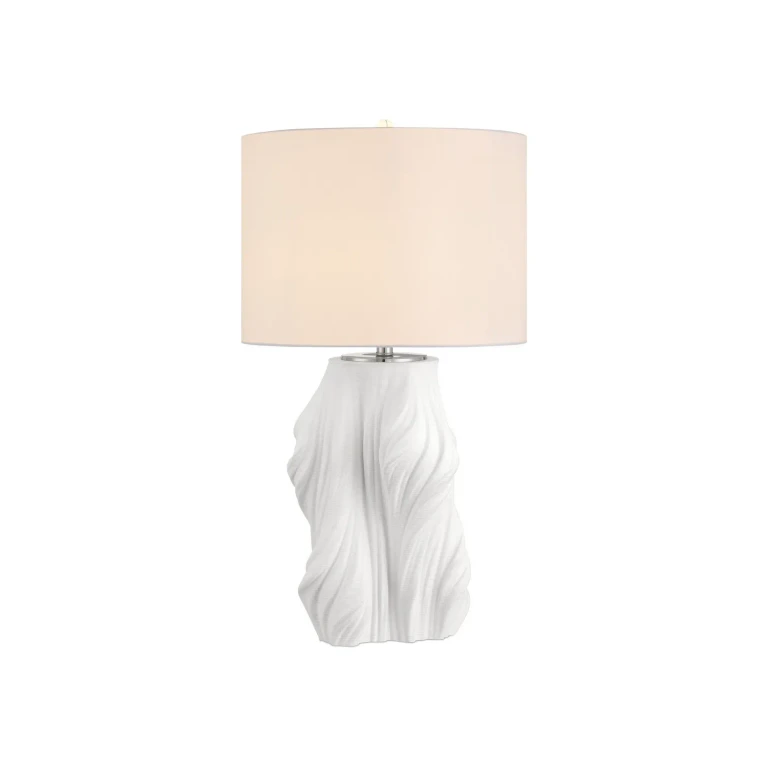 White Table Lamp from the Watershed Collection