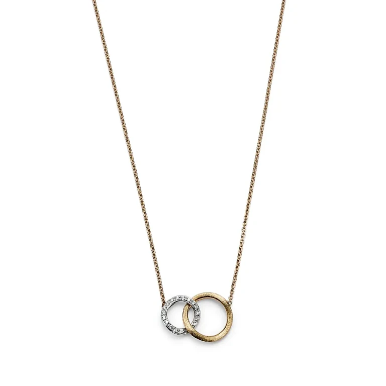 Marco Bicego Diamond Jaipur Link Pendant Necklace, 16.5