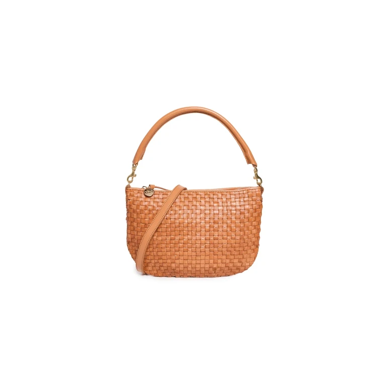 Clare V. Petit Moyen Messenger Creme Woven One Size