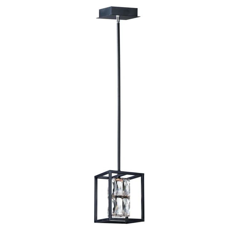 Black LED Mini Pendant from the Zephyr Collection