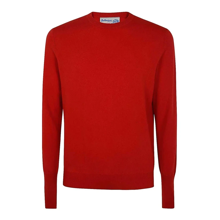 Ballantyne Pull Col Rond - Orange