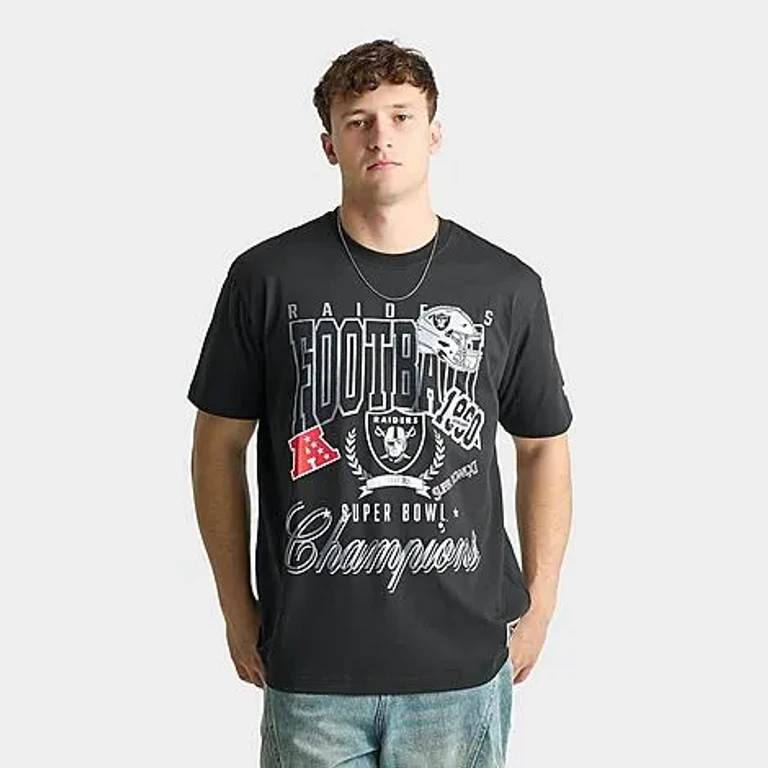 Men's Las Vegas Raiders NFL Sport Classic Champions T-Shirt in Black Size: Small