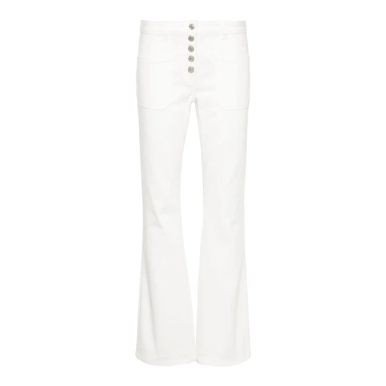 Courreges Pantalons Décontractés - Blanc