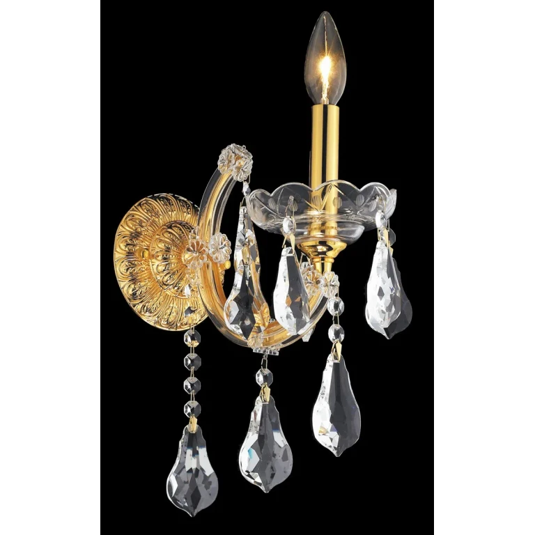 Gold One Light Wall Sconce from the Maria Theresa Collection