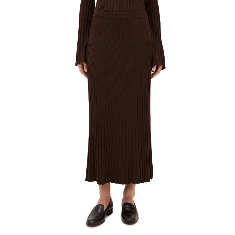 Jenni Kayne Penelope Skirt Chocolate S
