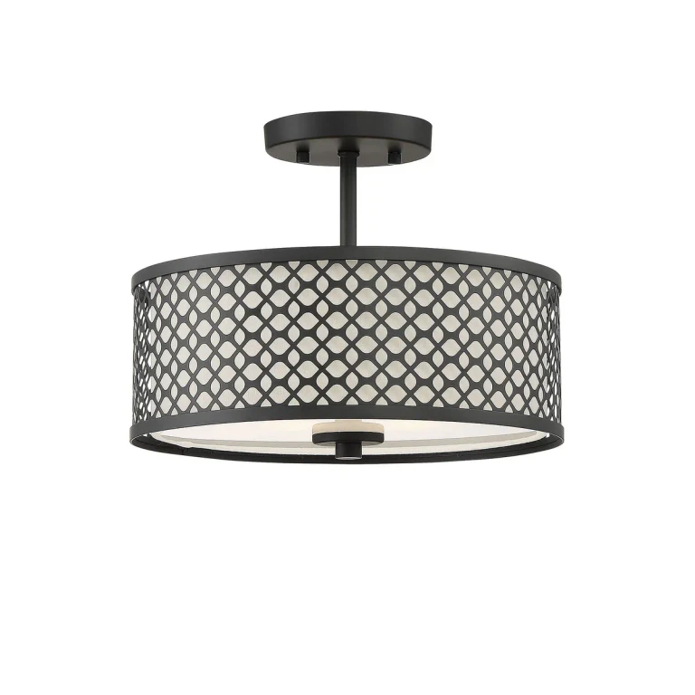 Trade Winds Hutchins Ceiling Light in Matte Black - TW80021-MBK