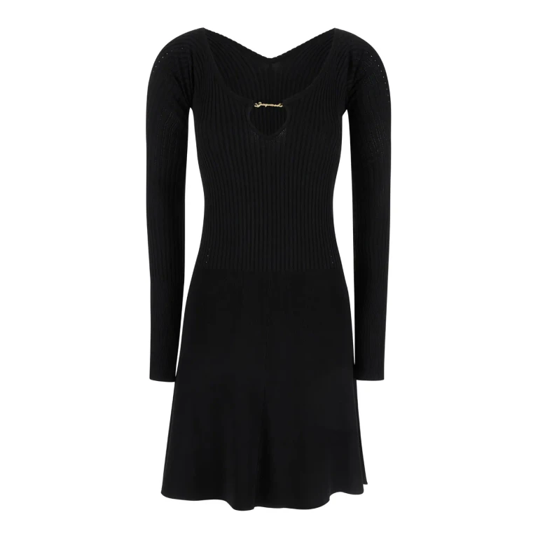 자크뮈스 쇼트 드레스 - 블랙