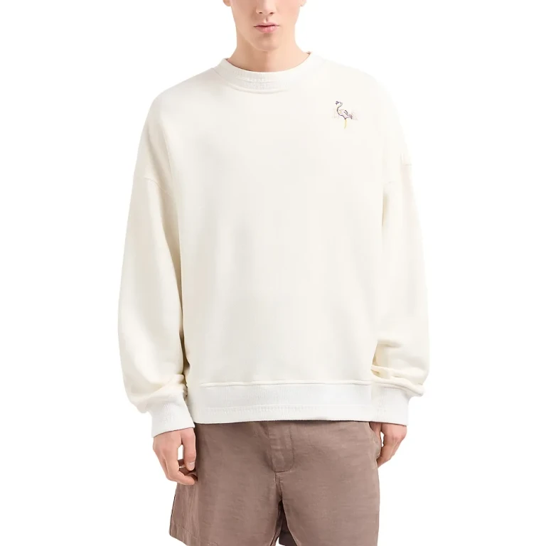 Emporio Armani Flamingo Motif Sweatshirt