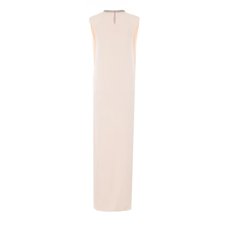 Elisabetta Franchi Dresses Beige Acetate - Women