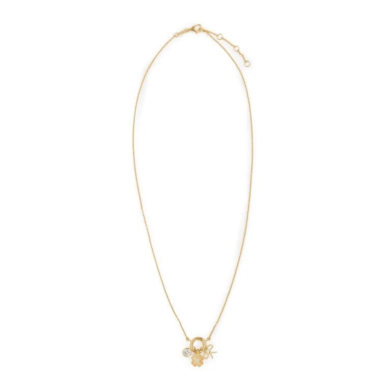 Madewell Demi Cluster Charm Necklace 14K Gold One Size