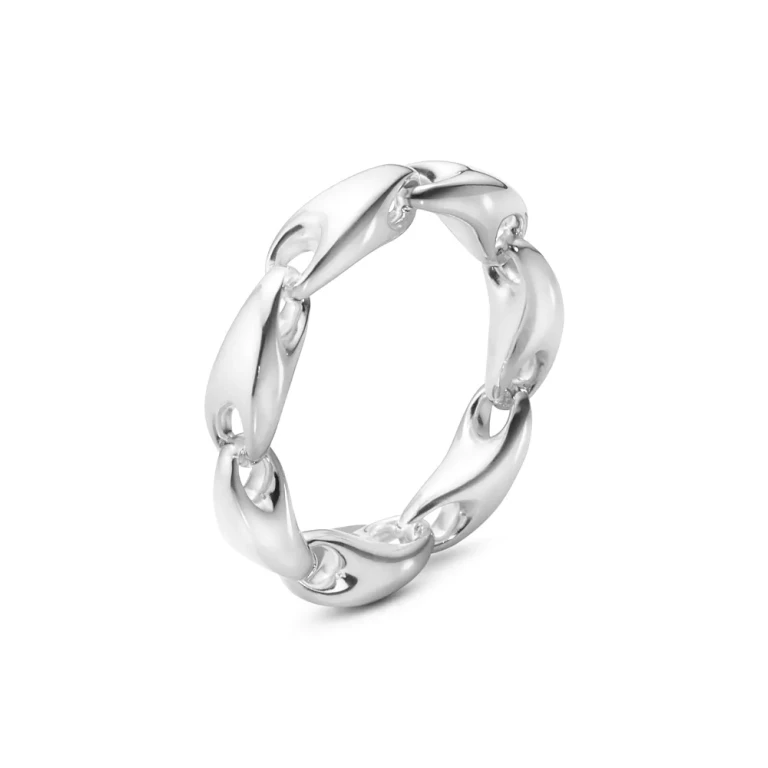 Georg Jensen Sterling Silver Reflect Link Ring