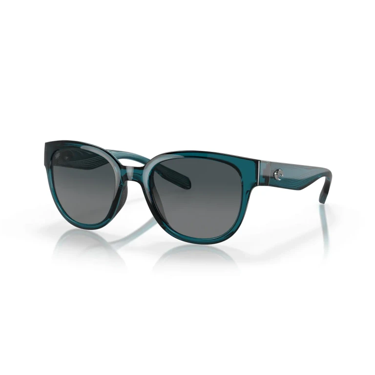 Costa Del Mar SALINA Grey Gradient Polarized Glass Cat Eye Ladies Sunglasses 6S9051 905108 53
