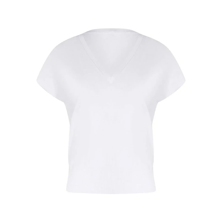 Dondup Pull Col Rond - Blanc