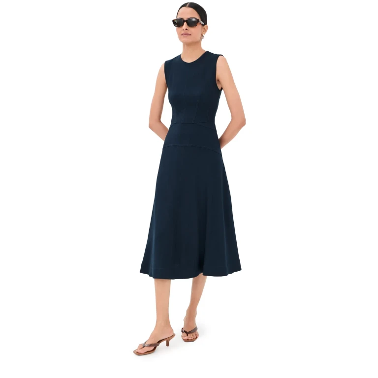 Veronica Beard Karrigan Dress Navy 14