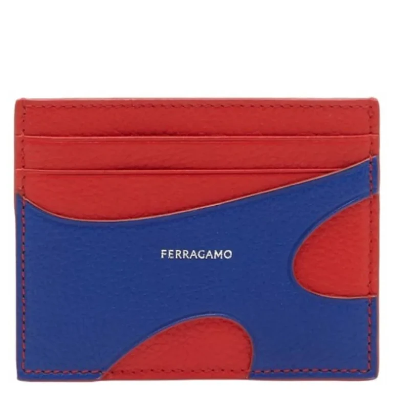 Ferragamo Cut Out Detail Credit Card Holder