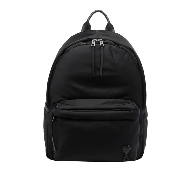 Ami Paris Sac À Dos - Noir