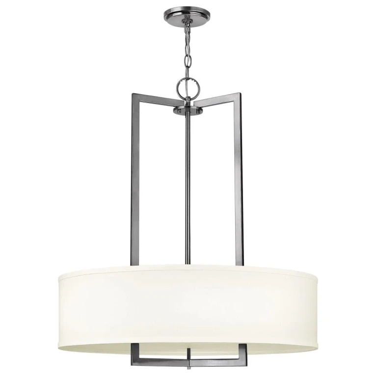 Antique Nickel LED Pendant from the Hampton Collection