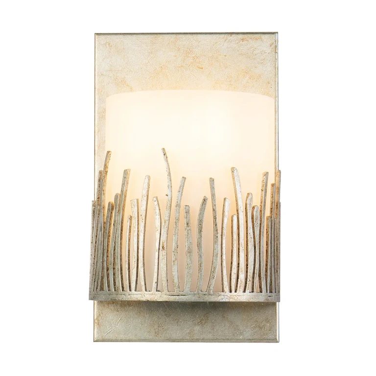 Silver One Light Wall Sconce from the Sawgrass Collection