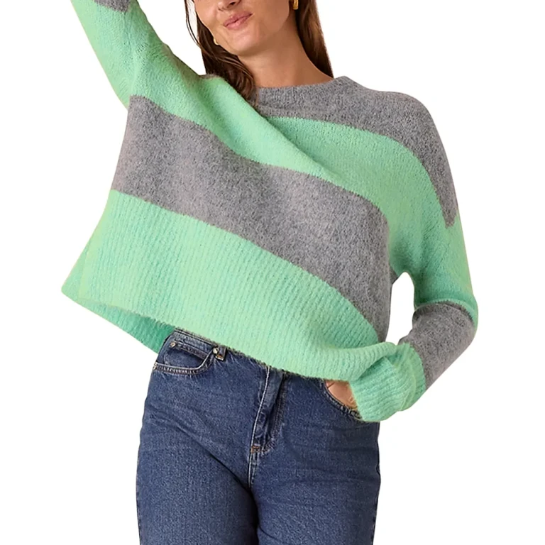 Whistles Striped Pullover Sweater