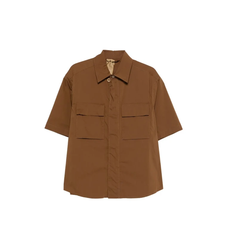 Ten C Mid Layer Brown Co Pl Jacket - Men